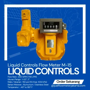 Liquid Controls Flow Meter M-15