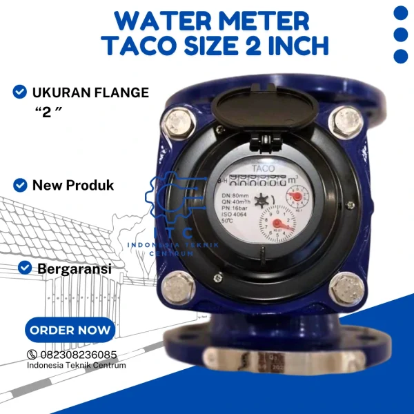 water meter taco size 2 inch