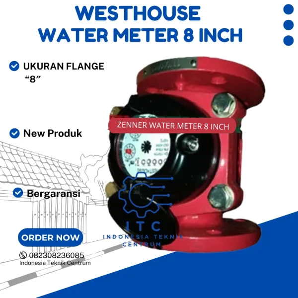Water Meter Hot Westhouse 8 Inch