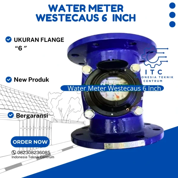 Water Meter Westechaus 6 Inch
