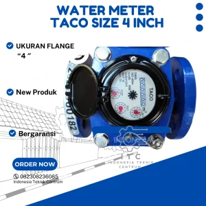 Water Meter Taco Ukuran 4 Inch
