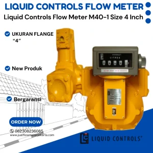 Jual Flow meter Liquid Control (LC) Model M40-1 Size 4 Inch