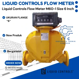 Jual Flow meter Liquid Control (LC) Model M60-1 Size 6 Inch