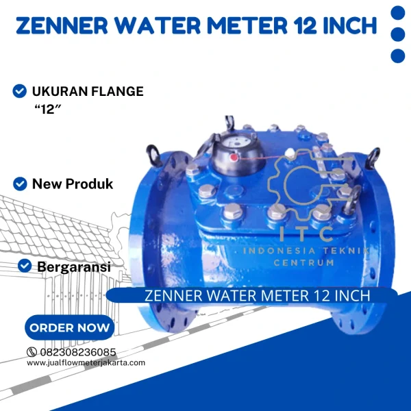Water meter zenner 12 inch