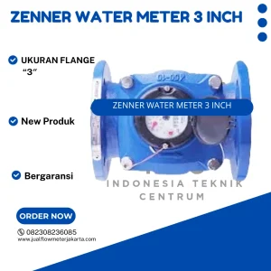ZENNER WATER Meter 3 INCH