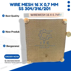 Wire Mesh 16 X 0,7mm SS 304,316,201