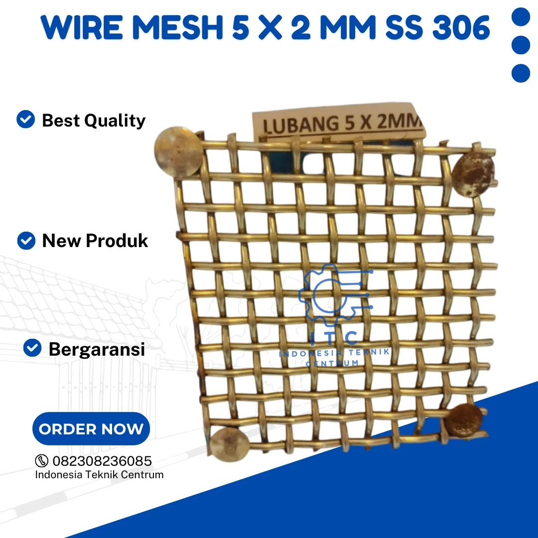 Wire Mesh 5 x 2 mm SS 304,316,201