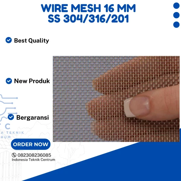 Wire Mesh 16 SS 304/316/20