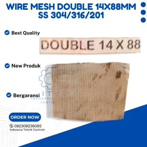 Wire Mesh Double 14 X 88 mm SS 304/316/20