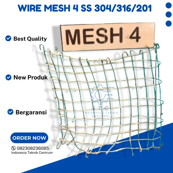 Wire Mesh 4 MM SS 304/316/201