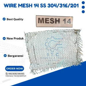 Wire Mesh 14 mm SS 304,316,201