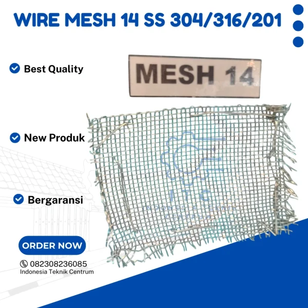Wire Mesh 14 mm SS 304,316,201