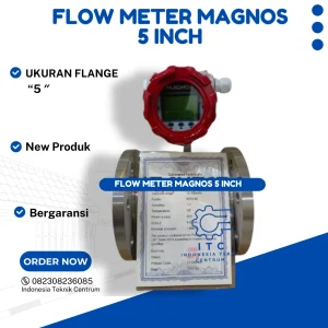 Digital Turbine Flow Meter Magnos 5 inch