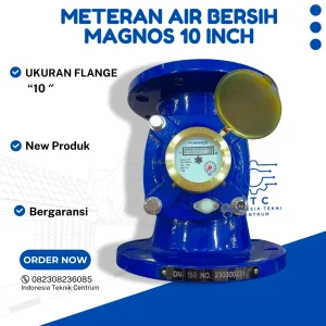 Meteran Air Bersih Magnos 10 Inch