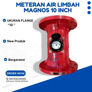 Meteran Air Limbah Magnos 10 Inch