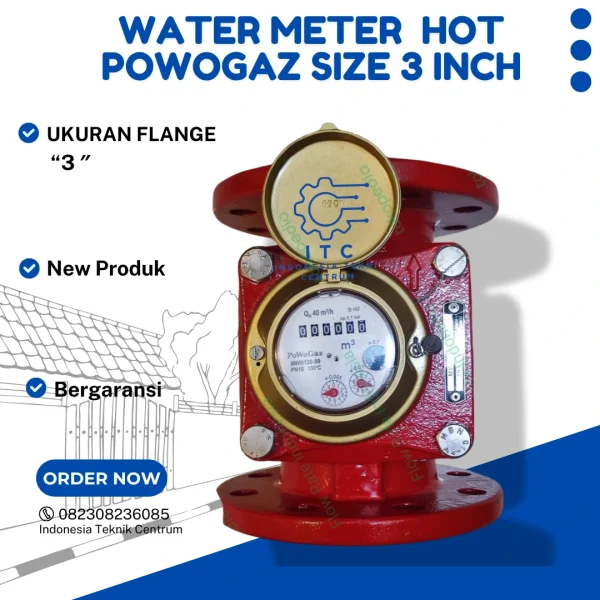 Water Meter Hot Powogaz 3 inch