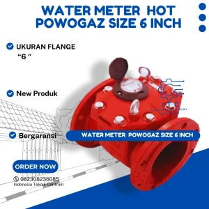 Water Meter Hot Powogaz 6 inch