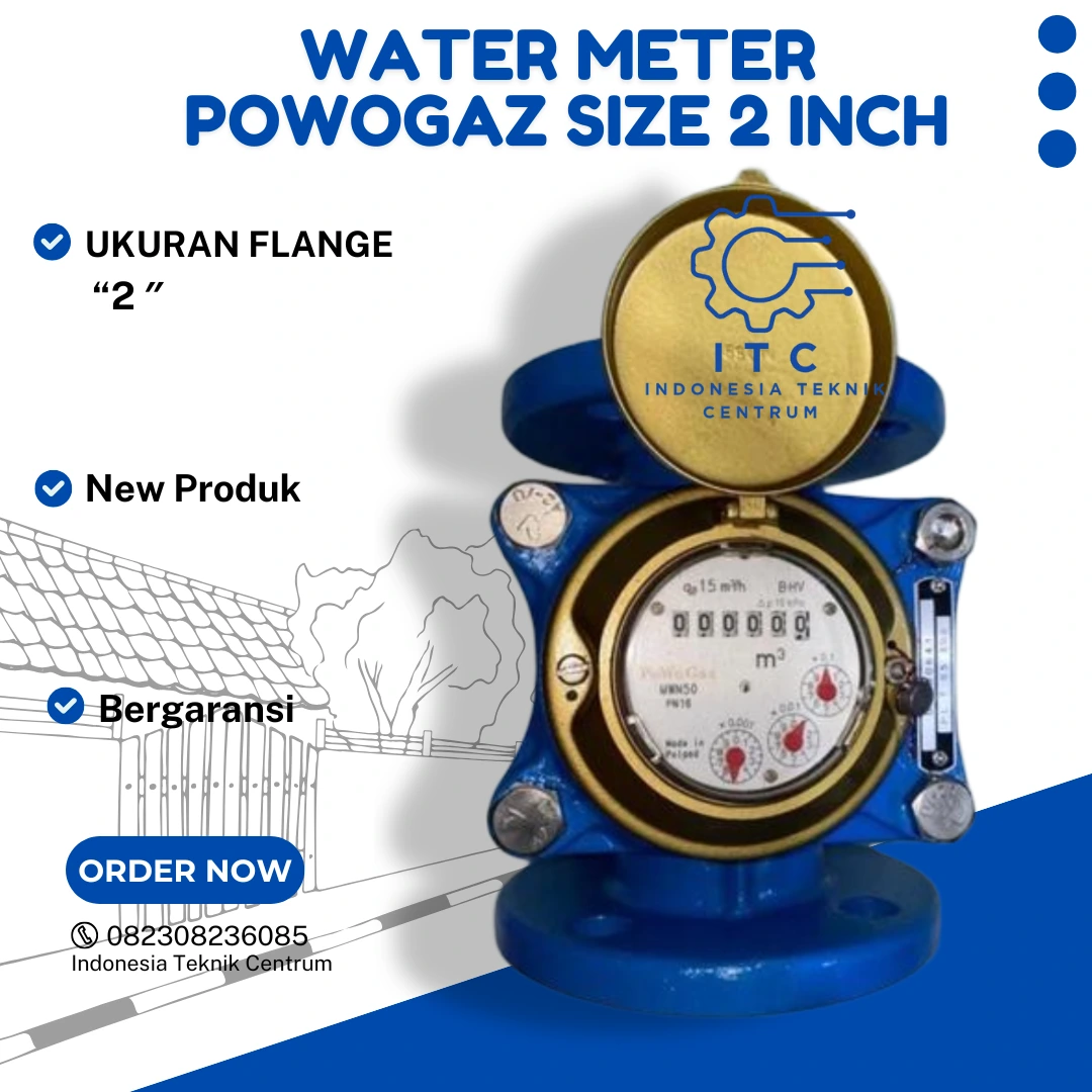 Water meter Cold Powogaz 2 Inch