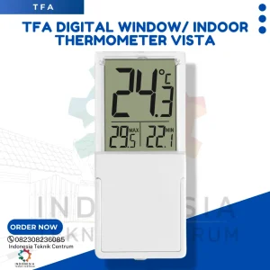 TFA Digital Window/ Indoor Thermometer VISTA