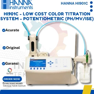 HI901C - Low Cost Color Titration System - Potentiometric (pH/mV/ISE)