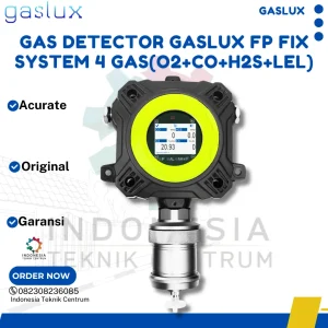 Garansi 1 tahun Gas Detector Gaslux FP Fix System 4 Gas(O2+CO+H2S+LEL)