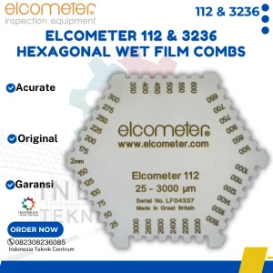 Elcometer 112 & 3236 Hexagonal Wet Film Combs