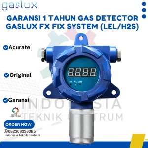 Garansi 1 tahun Gas Detector Gaslux FX Fix System (LEL/H2S)