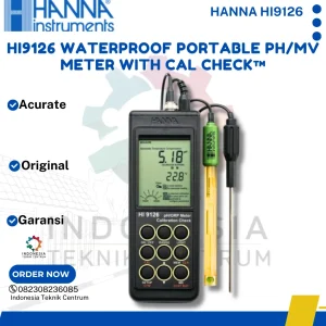 HI9126 Waterproof Portable pH/mV Meter with CAL Check™