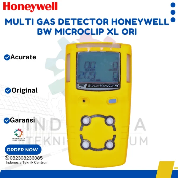 Multi Gas Detector Honeywell BW MicroClip XL Original – Jual Flowmeter ...
