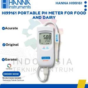 HI99161 Portable pH Meter for Food and Dairy