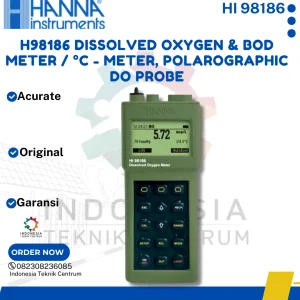 H98186 Dissolved Oxygen & BOD Meter / °C - Meter, polarographic DO probe