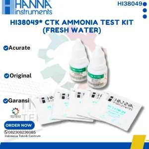HI38049* CTK Ammonia Test Kit (Fresh Water)