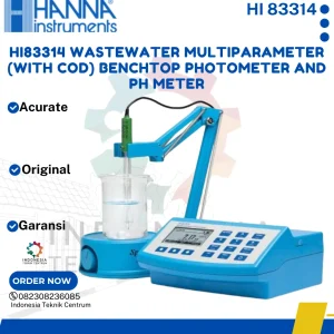 HI83314 Wastewater Multiparameter (with COD) Benchtop Photometer and pH meter
