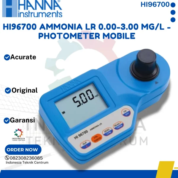HI96700 Ammonia LR 0.00-3.00 mg/L - Photometer mobile