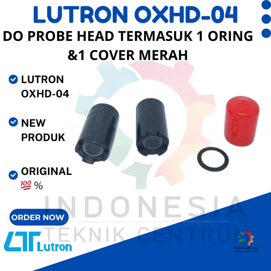 LUTRON OXHD-04 DO Probe Head termasuk 1 oring &1 cover merah