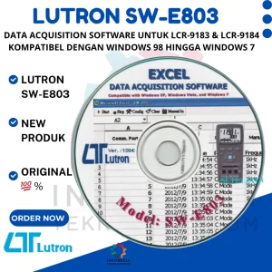 Lutron SW-E803 Data Acquisition Software untuk LCR-9183 & LCR-9184 Kompatibel dengan Windows 98 hingga Windows 7