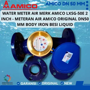 Water Meter Air Merk Amico LXSG-50E 2 Inch - Meteran Air Amico Original DN50 MM Body Iron Besi Liquid