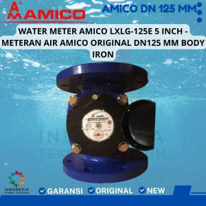 Water Meter Amico LXLG-125E 5 Inch - Meteran Air Amico Original DN125 MM Body Iron