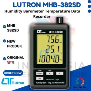 Lutron MHB-382SD Humidity Barometer Temperature Data Recorder
