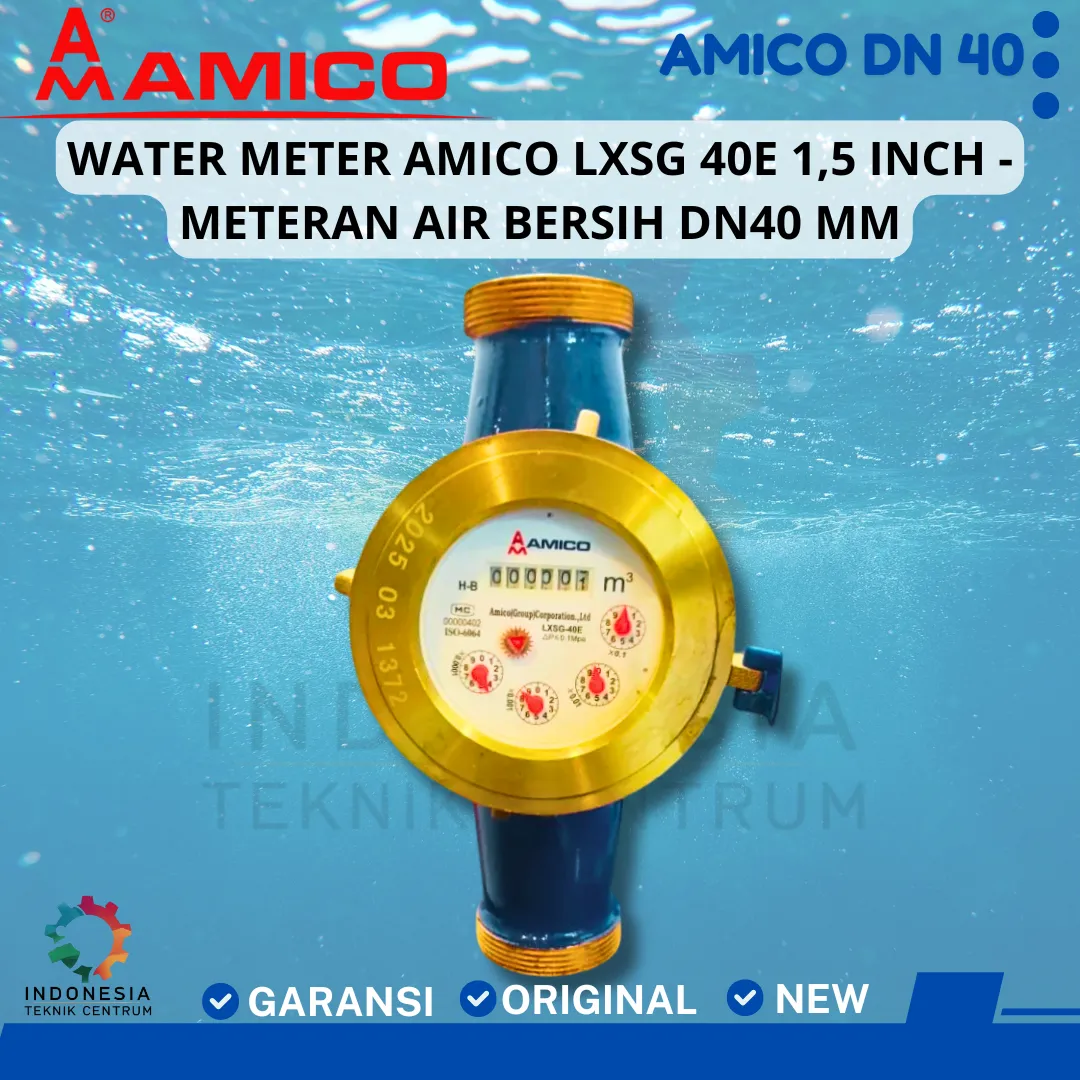 Water Meter Amico LXSG 40E 1,5 Inch - Meteran Air Bersih DN40 MM