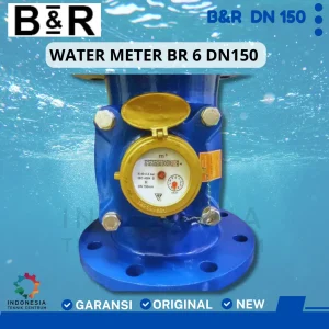 Flow Meter BR 6 Inch Water Meter B&R DN150 Meteran Air